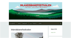 Desktop Screenshot of inlandsbanefestival.se